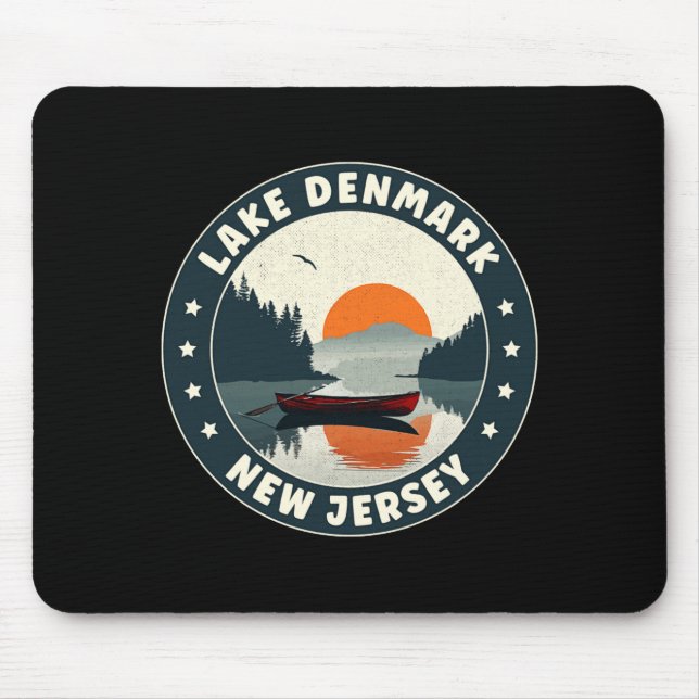 Lake Denmark New Jersey Sunset T Shirt  Mouse Mat (Front)