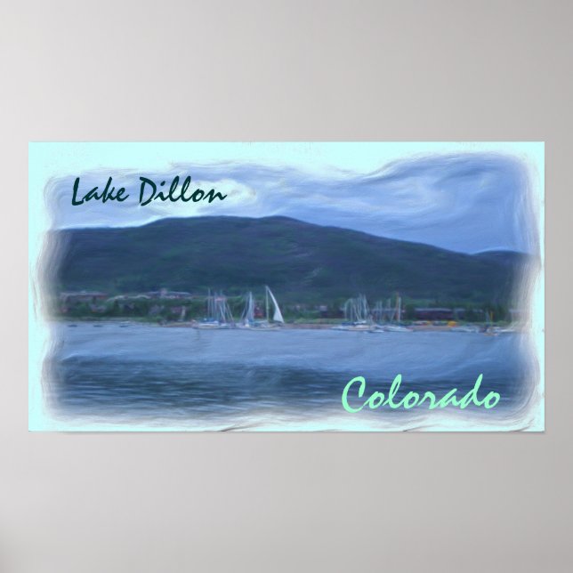 Lake Dillon Colorado poster (Front)