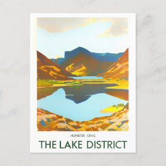 Lake District Britain vintage travel Postcard