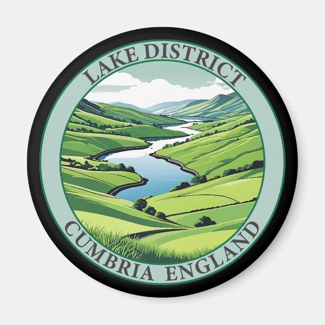 Lake District Cumbria England Magnet (Front)