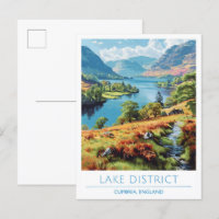Lake District Cumbria England Vintage Travel 