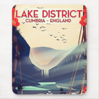 Lake District Cumbria Vacation poster Mouse Mat
