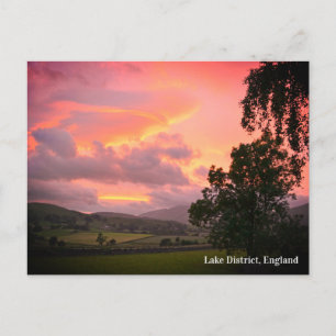 Lake District England Holiday Postcard
