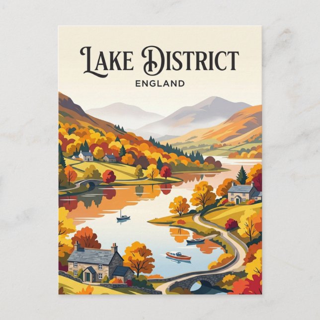 Lake District England Postcard (Front)