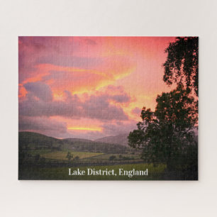 Lake District England Sunset Jigsaw Puzzle