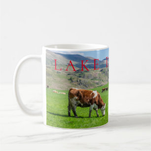 Lake District grazing cows view mug