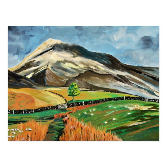 Lake District Hills Postcard