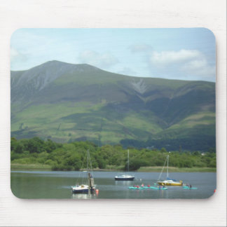 Lake District Mountain & boats Mouse Mat