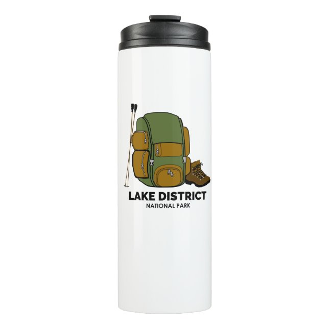Lake District National Park Backpack Thermal Tumbler (Front)