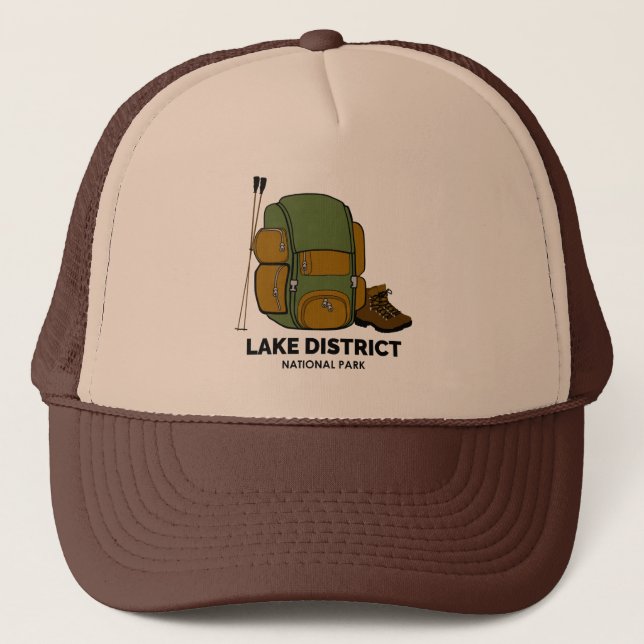 Lake District National Park Backpack Trucker Hat (Front)