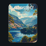 Lake District National Park England Travel Art Magnet<br><div class="desc">Lake District National Park vector artwork design. It is the largest of the thirteen national parks in England and Wales.</div>