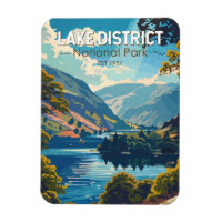 Lake District National Park England Travel Art
