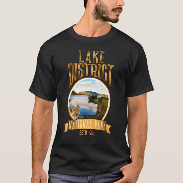 Lake District National Park English Countryside Cu T-Shirt (Front)