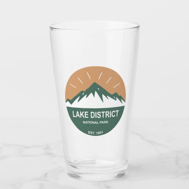Lake District National Park Glass (Front)