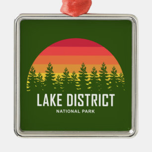 Lake District National Park Metal Tree Decoration