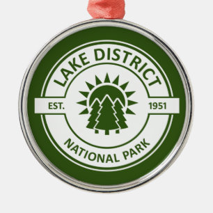 Lake District National Park Metal Tree Decoration