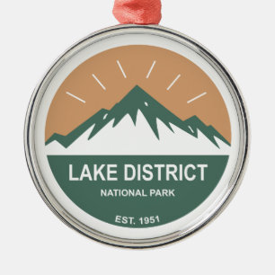Lake District National Park Metal Tree Decoration