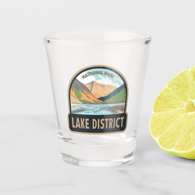 Lake District National Park Wasdale Head England  Shot Glass (Front)