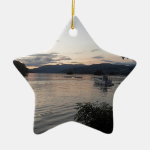 Lake District Windermere Lake Ceramic Tree Decoration