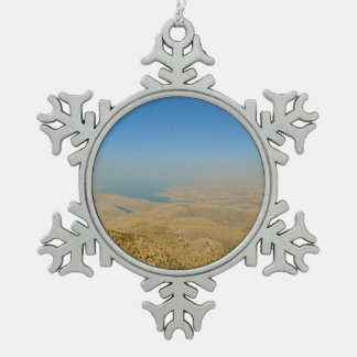 Lake Ducan, Kudistan Snowflake Pewter Christmas Ornament