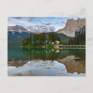 Lake Emerald in the Rocky Mountains Postcard
