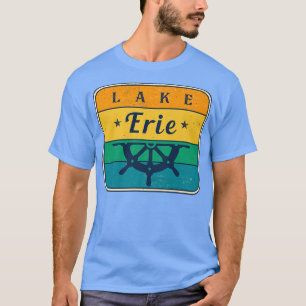 Lake Erie Boating Vintage Fishing T-Shirt