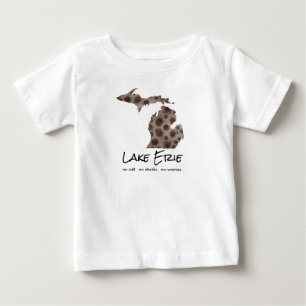Lake Erie  - humour - Petoskey stone design Baby T-Shirt