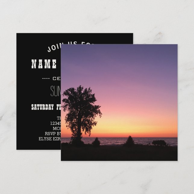 lake erie invitation (Front/Back)