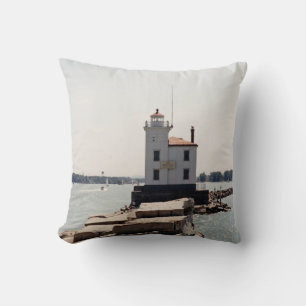 Lake Erie Lighthouse Cushion