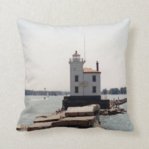 Lake Erie Lighthouse Cushion