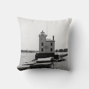 Lake Erie Lighthouse Cushion