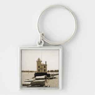 Lake Erie Lighthouse Key Ring