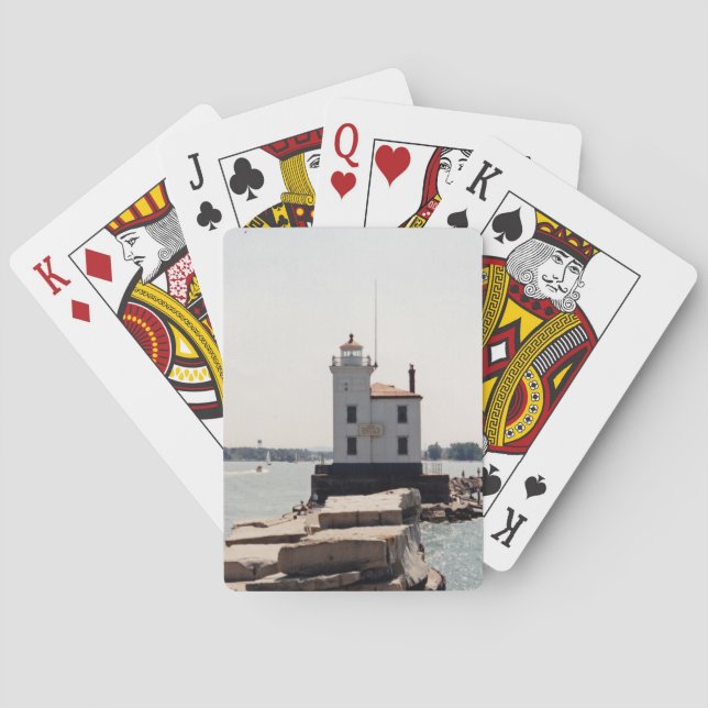 Lake Erie Lighthouse Playing Cards (Back)
