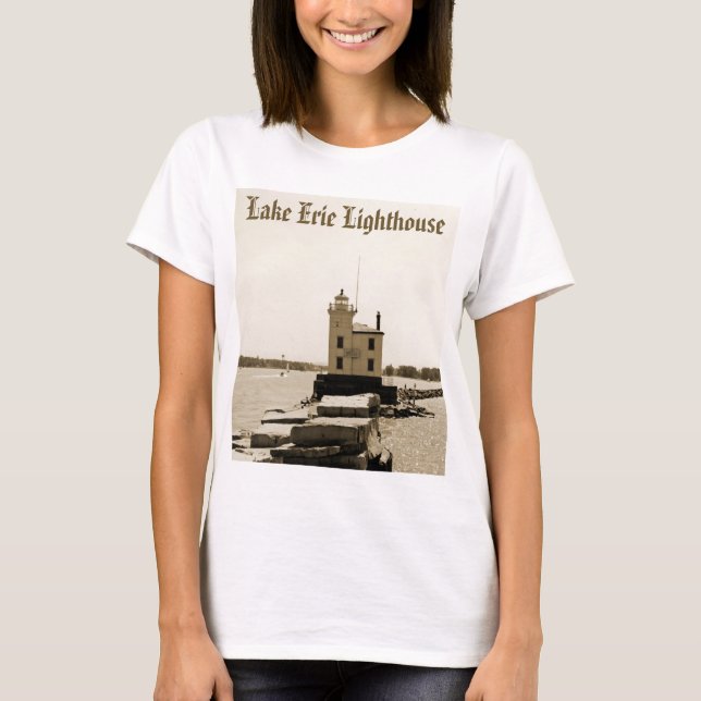 Lake Erie Lighthouse T-Shirt (Front)