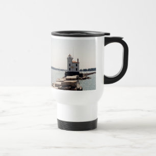 Lake Erie Lighthouse Travel Mug