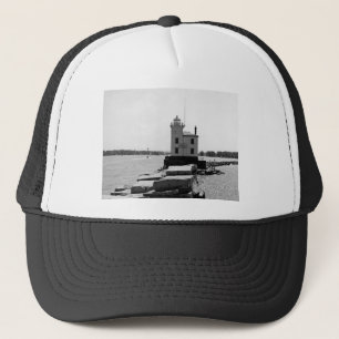 Lake Erie Lighthouse Trucker Hat