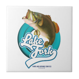 Lake Erie North America fishing logo Tile