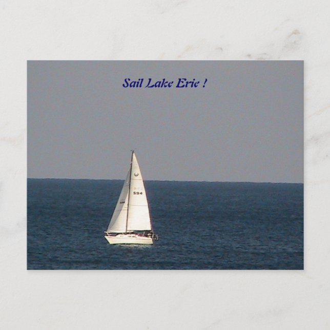 Lake Erie Postcard (Front)