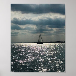 Lake Erie Sailboat Photography Poster