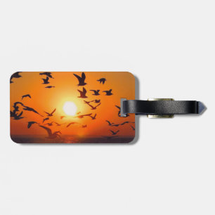 Lake Erie Sunset Luggage Tag