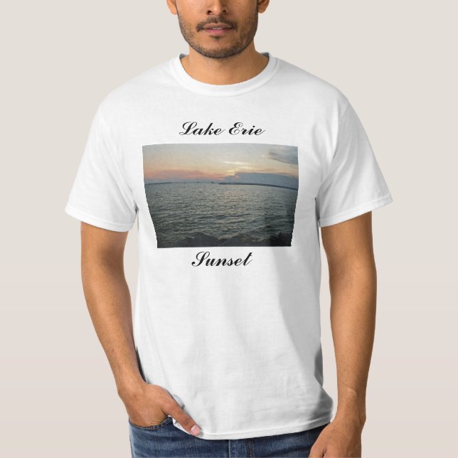 Lake Erie Sunset T-Shirt (Front)
