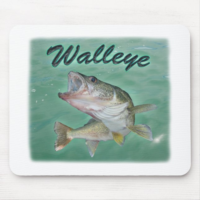 Lake Erie Walleye Mouse Mat (Front)