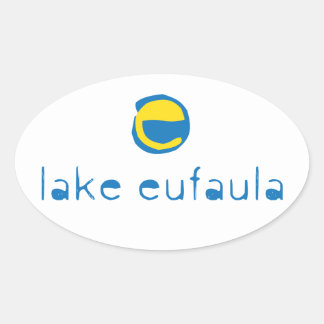 Lake Eufaula Oval Sticker