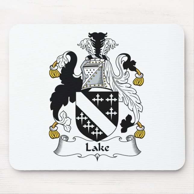 Lake Family Crest Mouse Mat (Front)