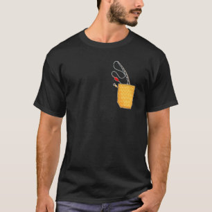 Lake Fishing Hobby Fishermen Fisherman Pocket Fish T-Shirt