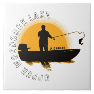 Lake Fishing Michigan Tile