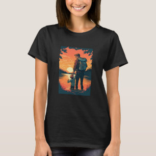 Lake Fishing Trip Father And Child Lake Adventure T-Shirt