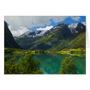 Lake Floen scenic, Norway