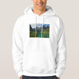 Lake Floen scenic, Norway Hoodie