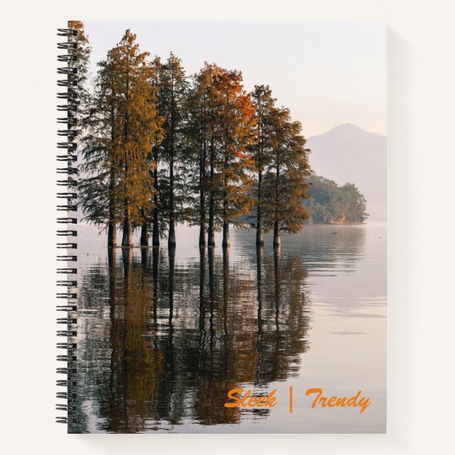 Lake Forest Nature Landscape Spiral Notebook (Front)